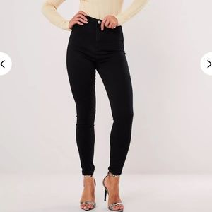 Black Missguided Jeggings